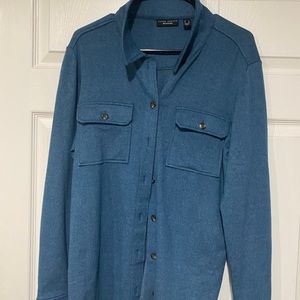 Small Susan Graver button down weekend essentials shirt